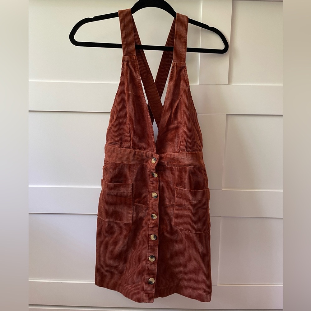 Brown corduroy dress